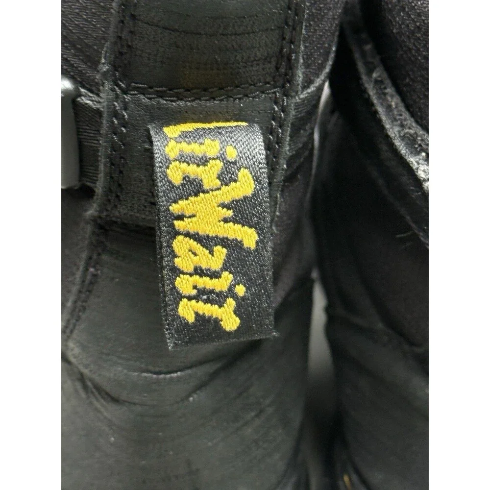 Dr Marten's Rilla Black Nylon Unisex Lace Up Air Wair Boots US 10 EU 43